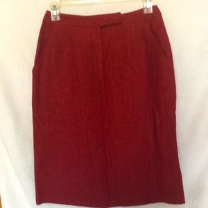 Jones New York linen pencil skirt